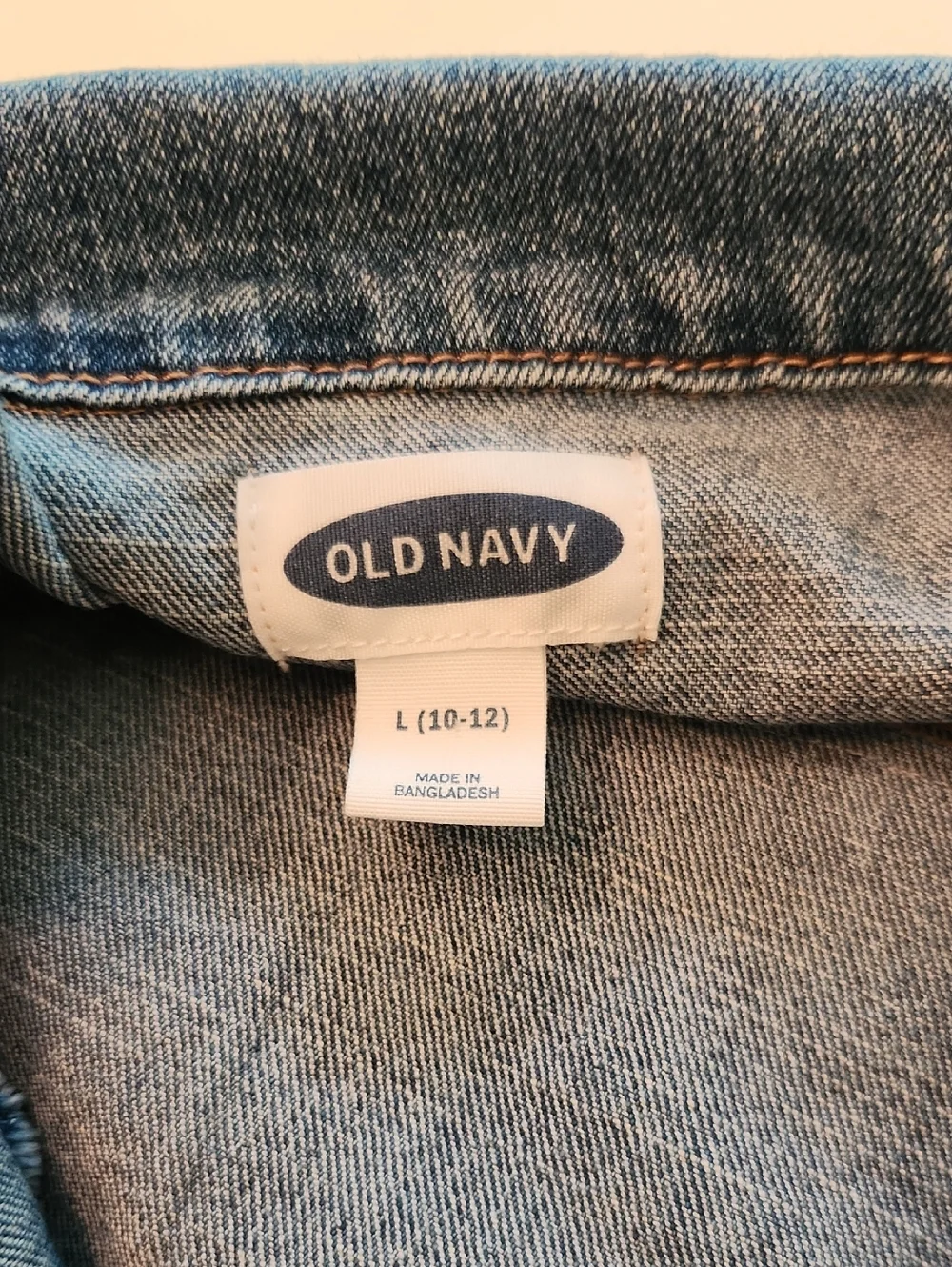 Old Navy Denim Jean Jacket Corgi Dog 10 12